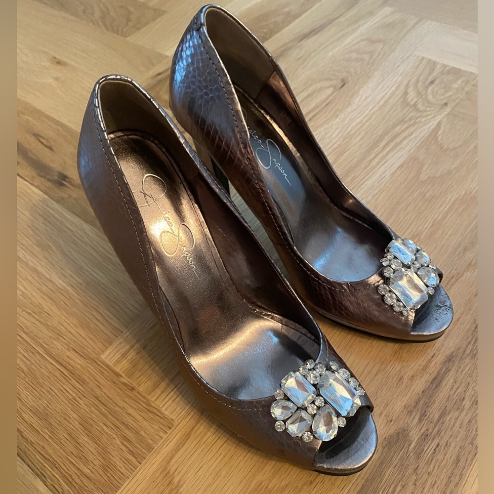 Jessica Simpson Peep-Toe Heels